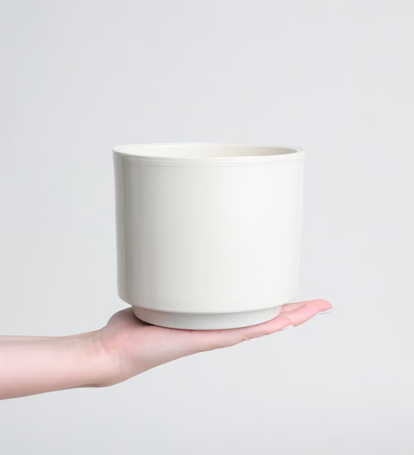 Turuncu Mavi Buketli Polimer Saksıda Spatifilyum