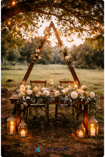 Rustik Kır Düğünü Organizasyonu