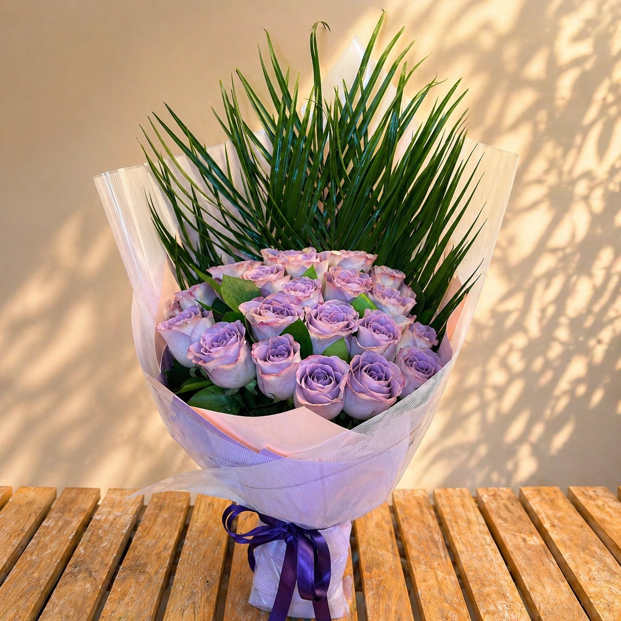 Premium 41’li Lila Gül Buketi – Gösterişli ve Zarif Tasarım